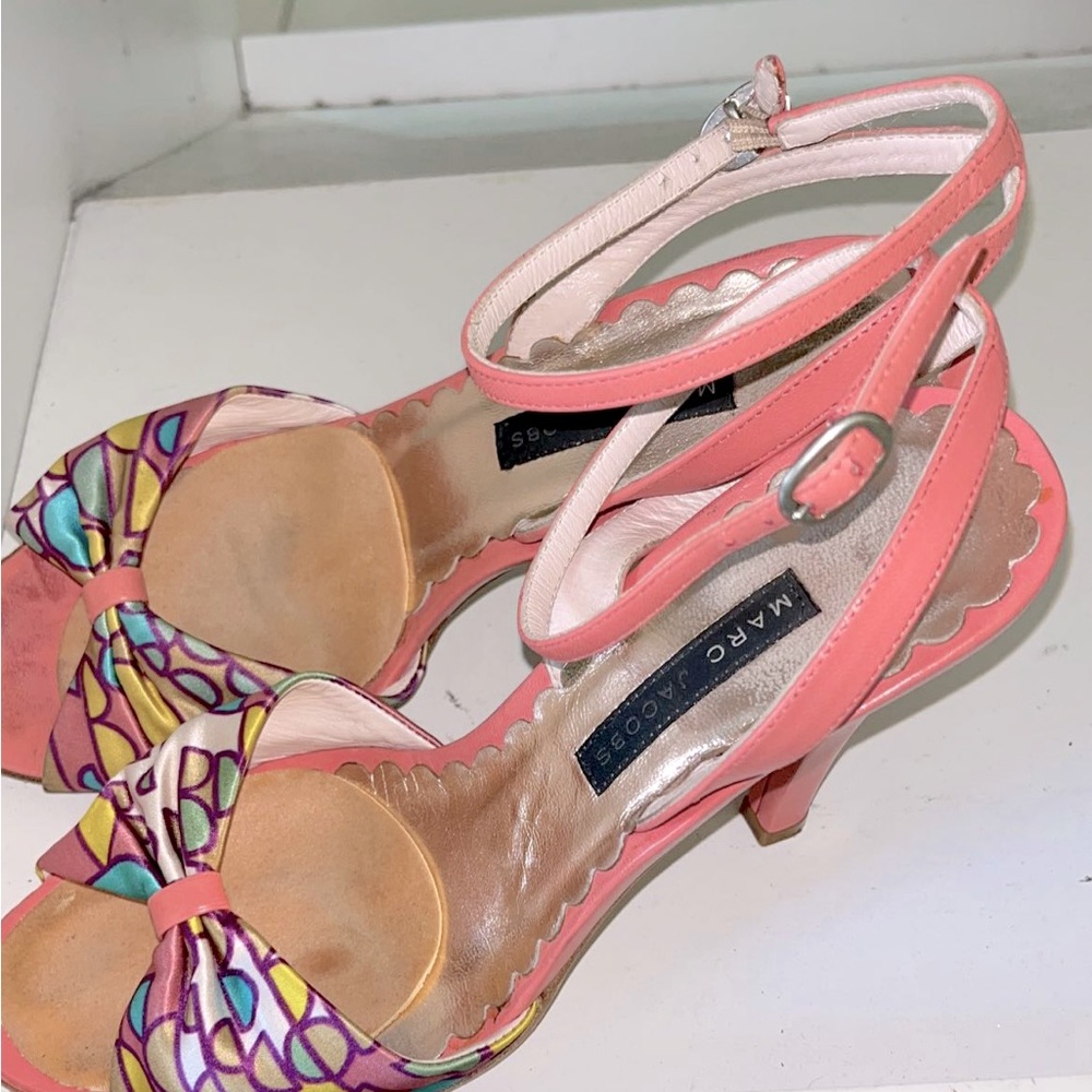 Vintage Marc Jacob's Minnie Mouse Summer Sandal Heels Size 7.5
